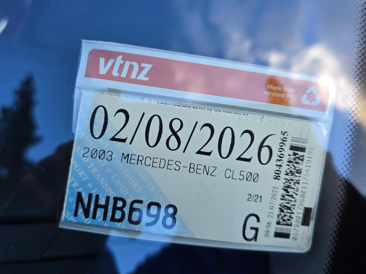 2003 Mercedes-Benz CL500