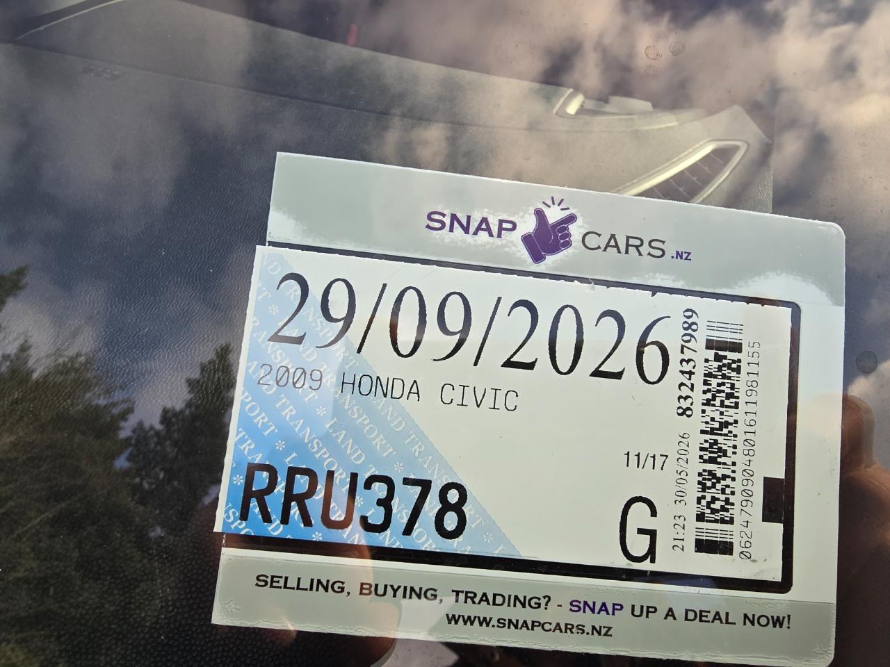 2009 Honda Civil Type R